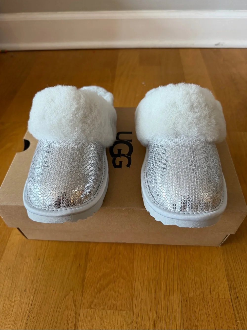 UGG Kids' Cozy II Mirror Ball Slipper